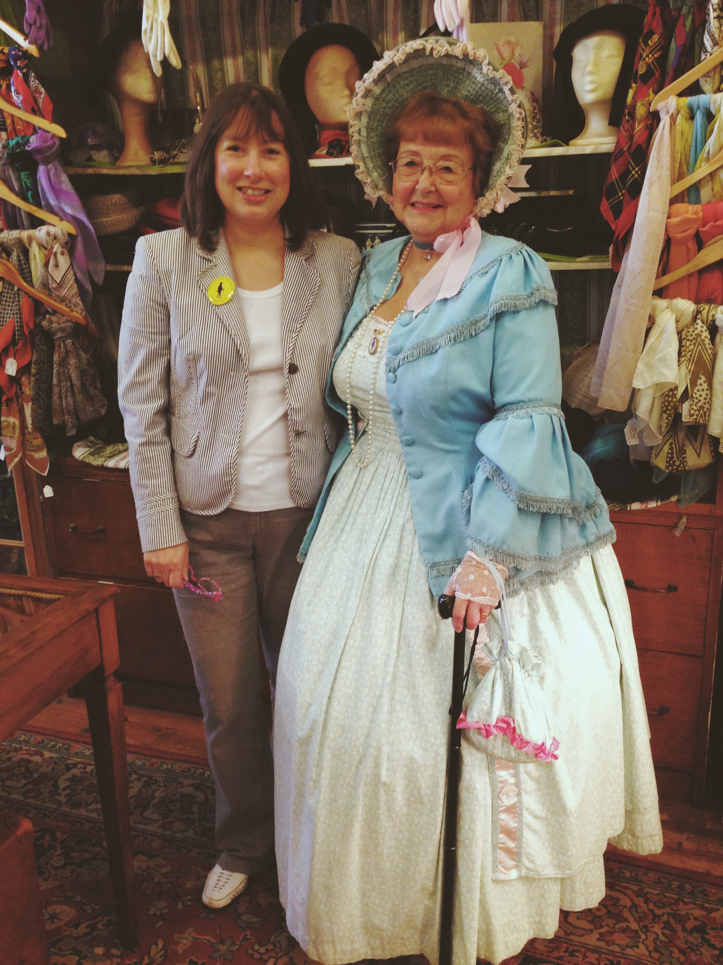 The lovely Mrs R Baldwin with our Jane