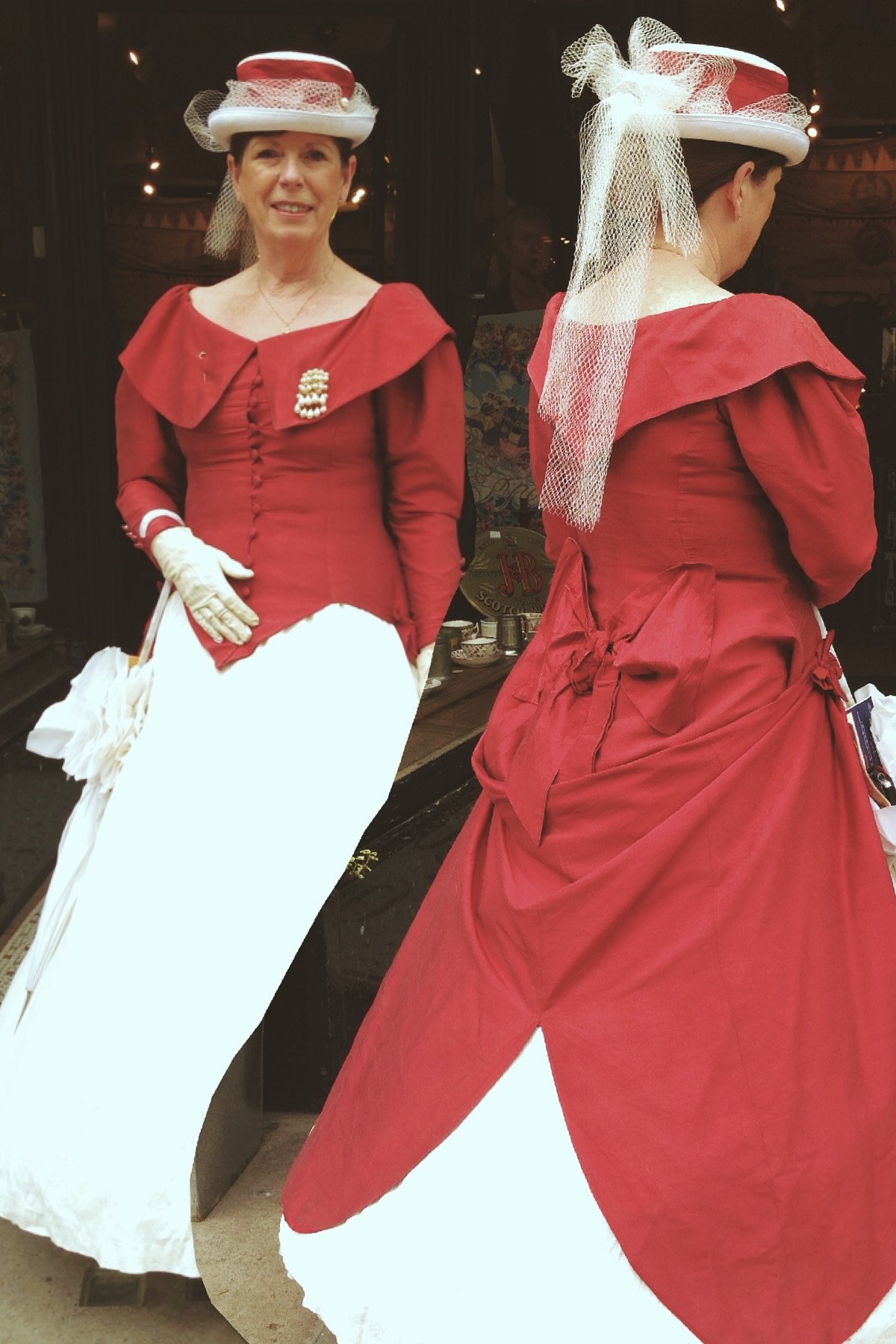 One of our favourite outfits - this lady is always beautifully dressed!&nbsp;