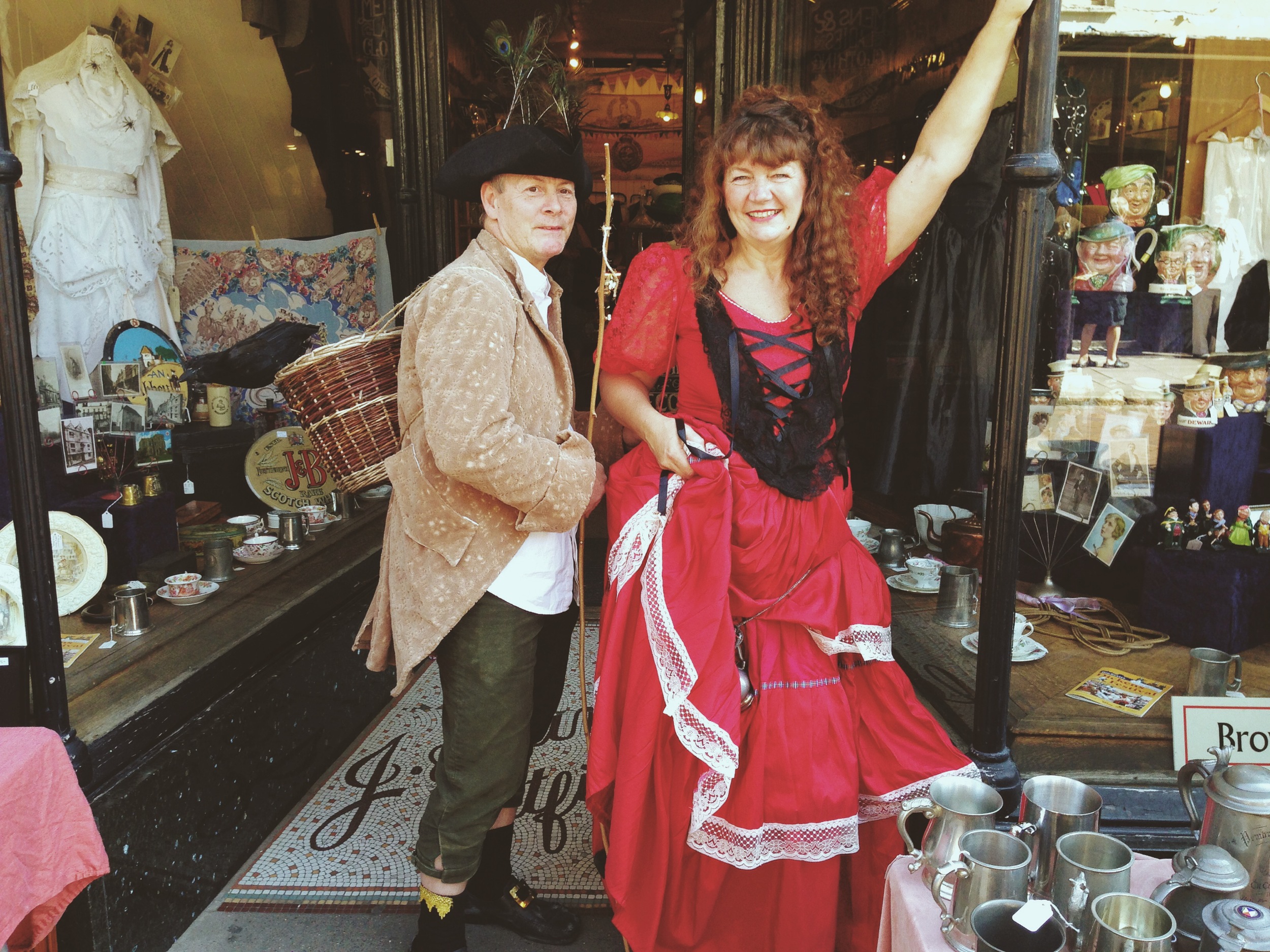 What can I say about these two - Nancy with Barnaby Rudge and his rook....we love them!