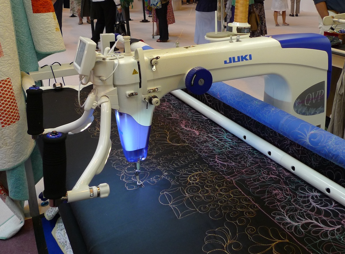 The new Juki QVP long arm quilter