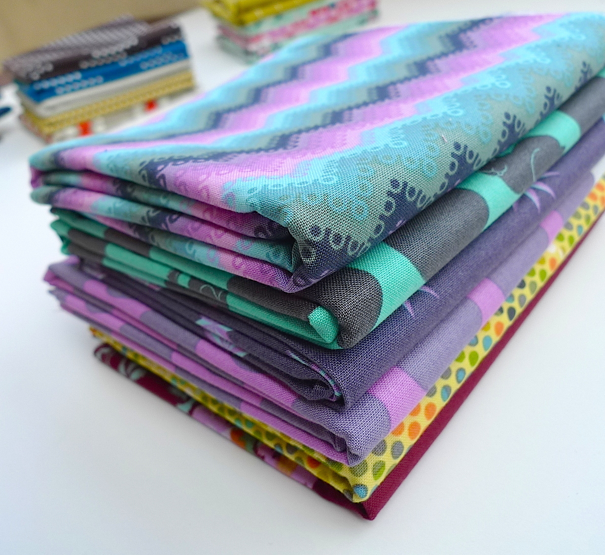 Free Spirit Fabrics (mainly Tula Pink)