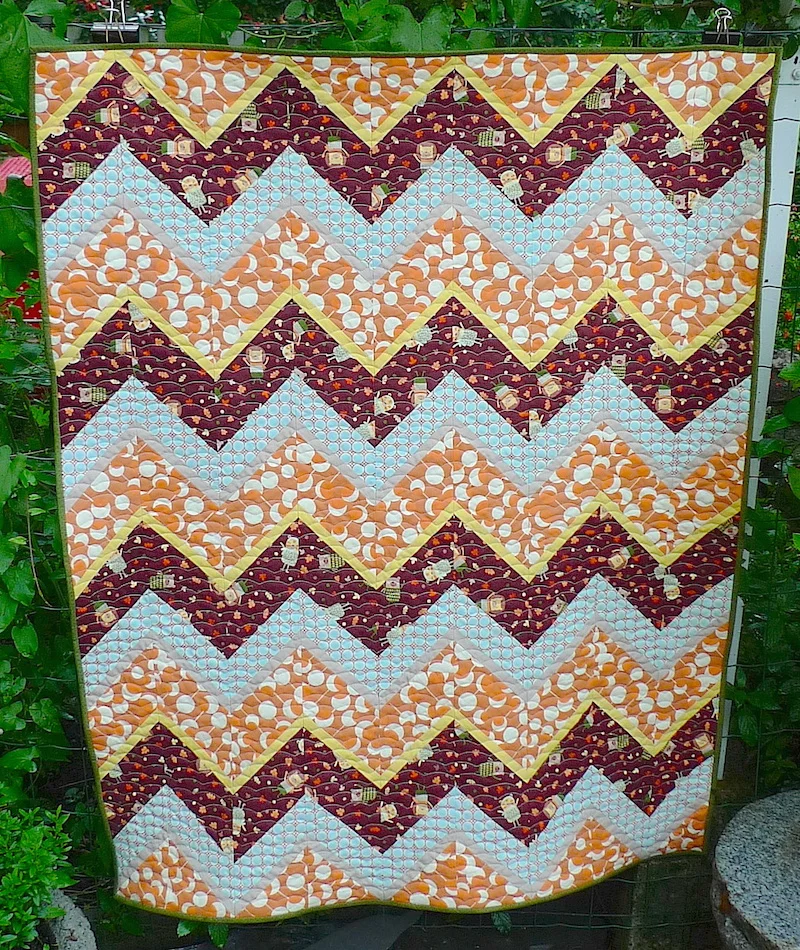 The front of the quilt.