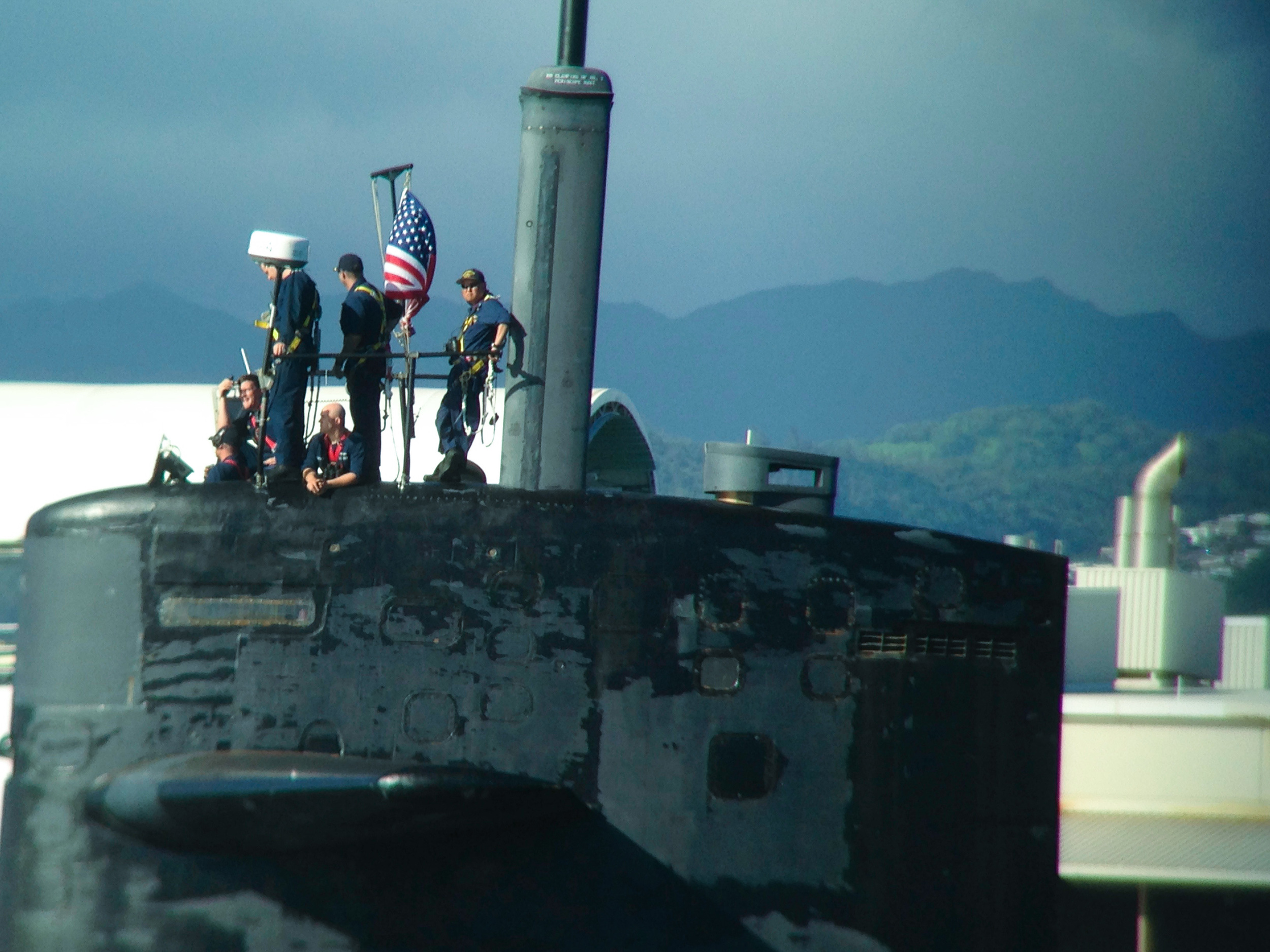 Submarine in Pearl Harbor