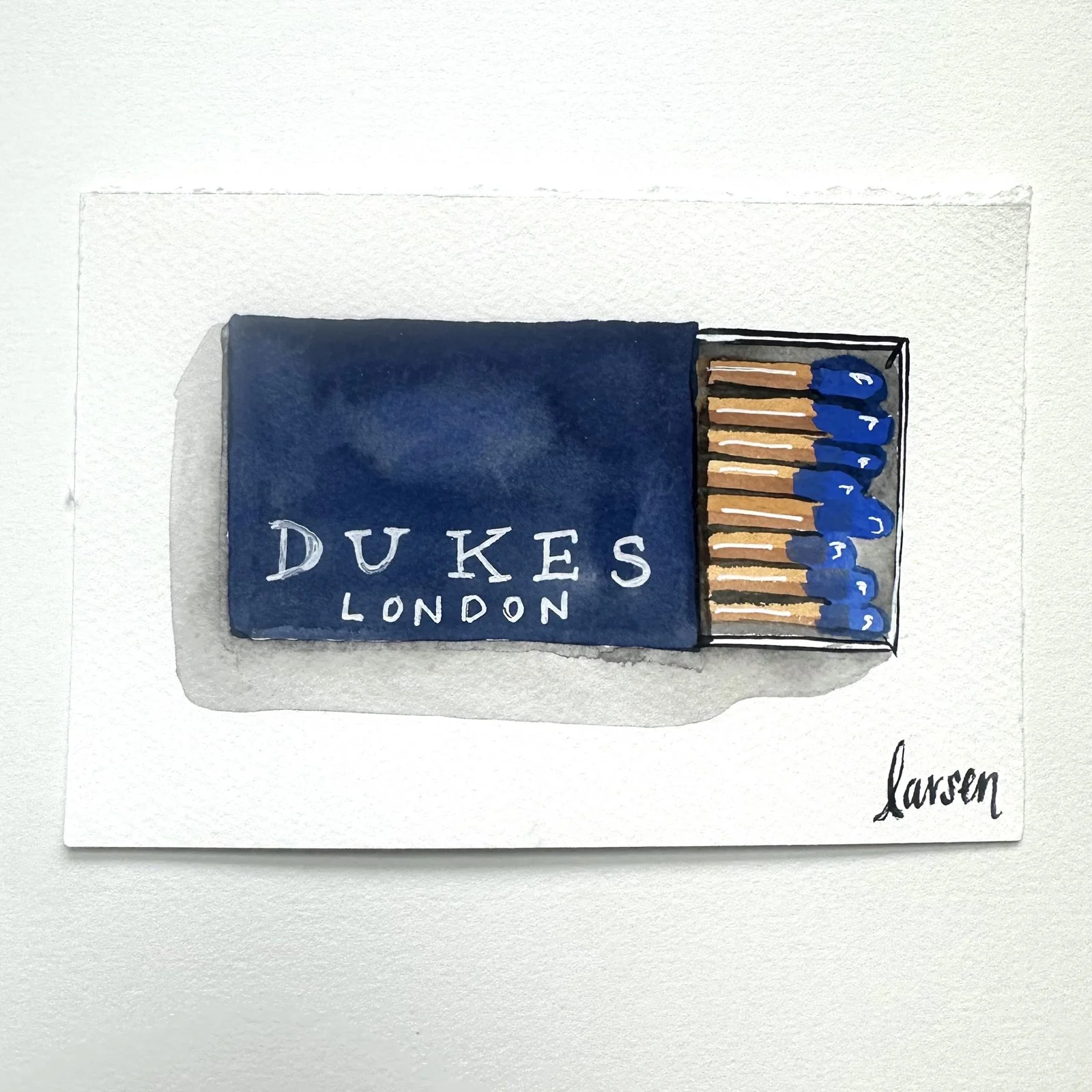 Dukes Matchbook Painting