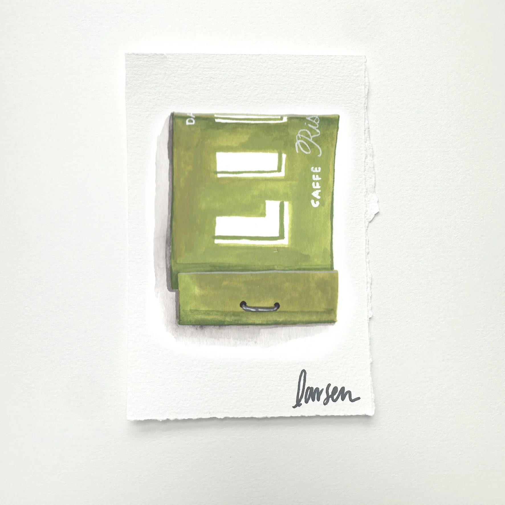 Lilia Matchbook Painting