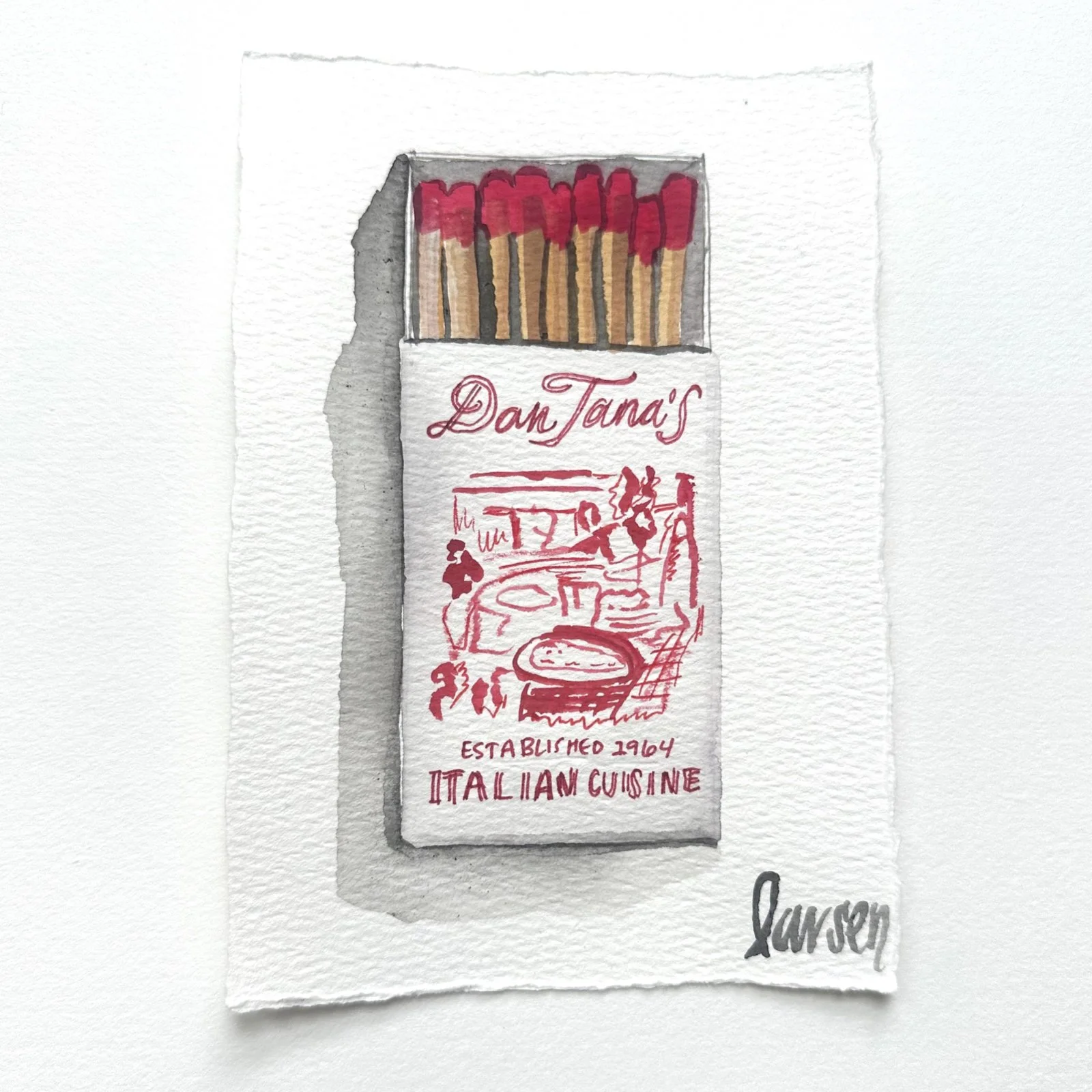 Dan Tanas Matchbook Painting