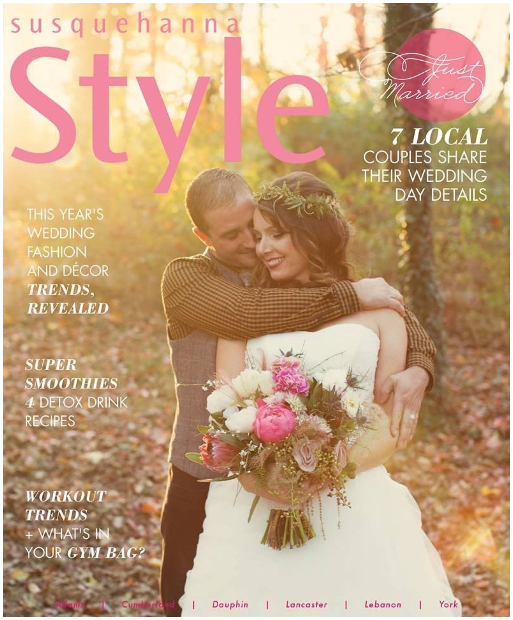  We had the honor and privilege of being featured on the cover of Susquehanna Style Magazine! &nbsp;We are so very thankful to everyone who helped make this our dream day!&nbsp; 