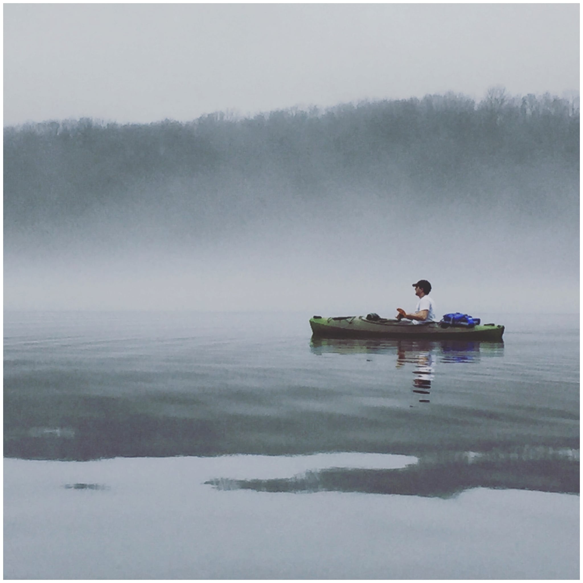 Kayaking on Christmas morning