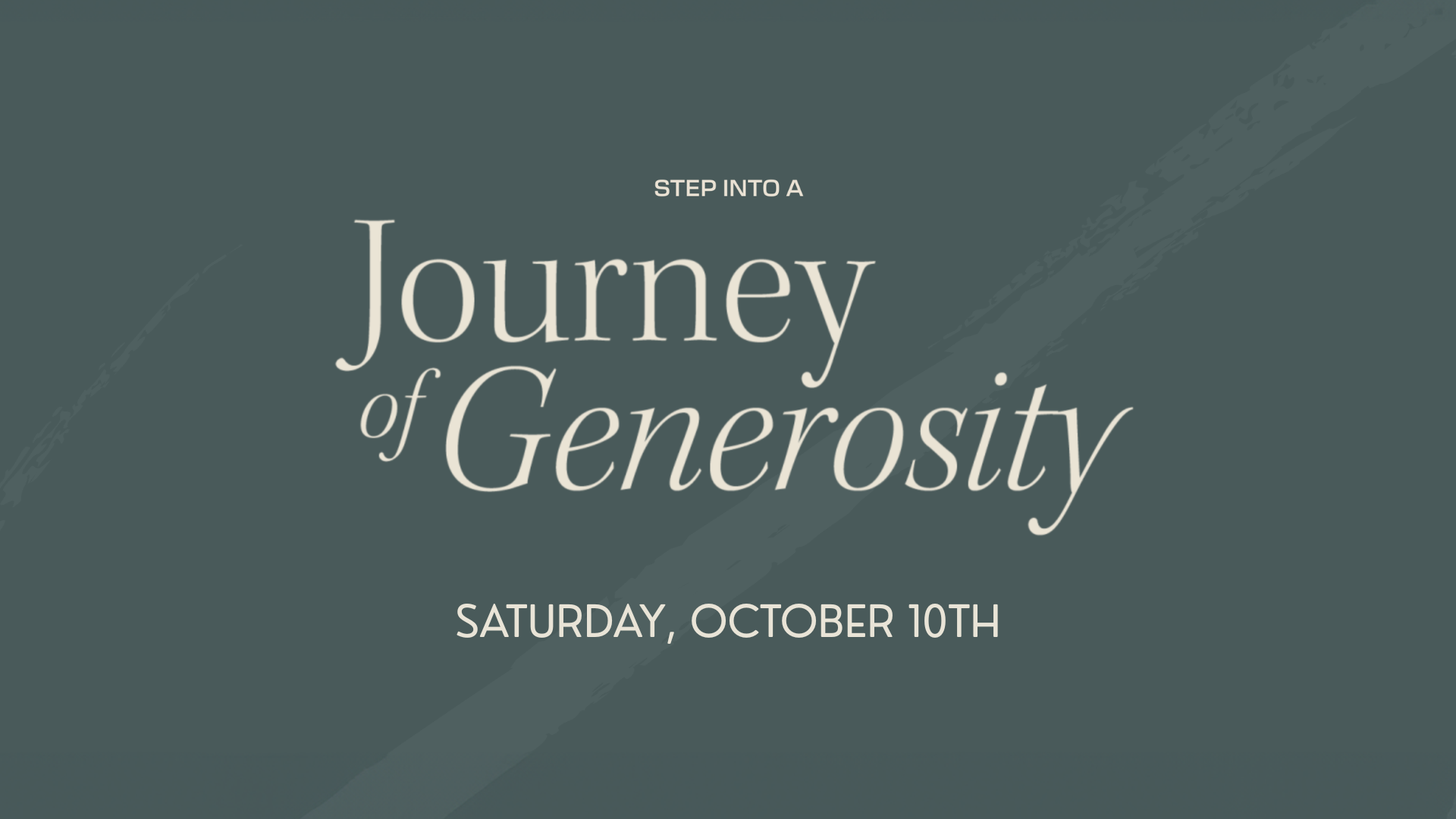 Journey of Generosity (JOG)
