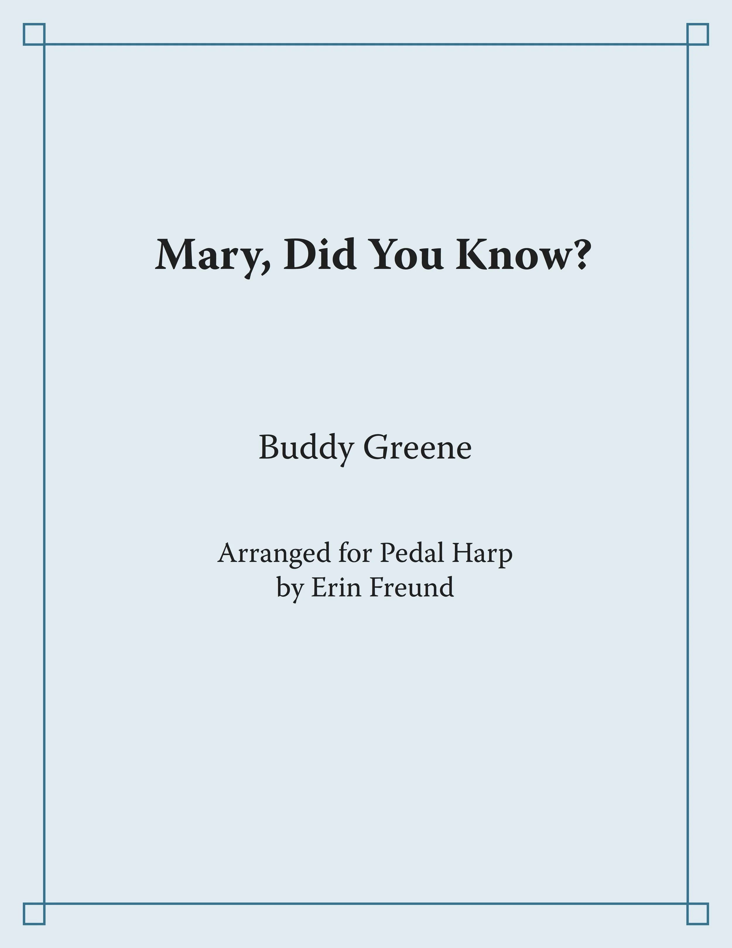 Mary Did You Know cover only.jpg