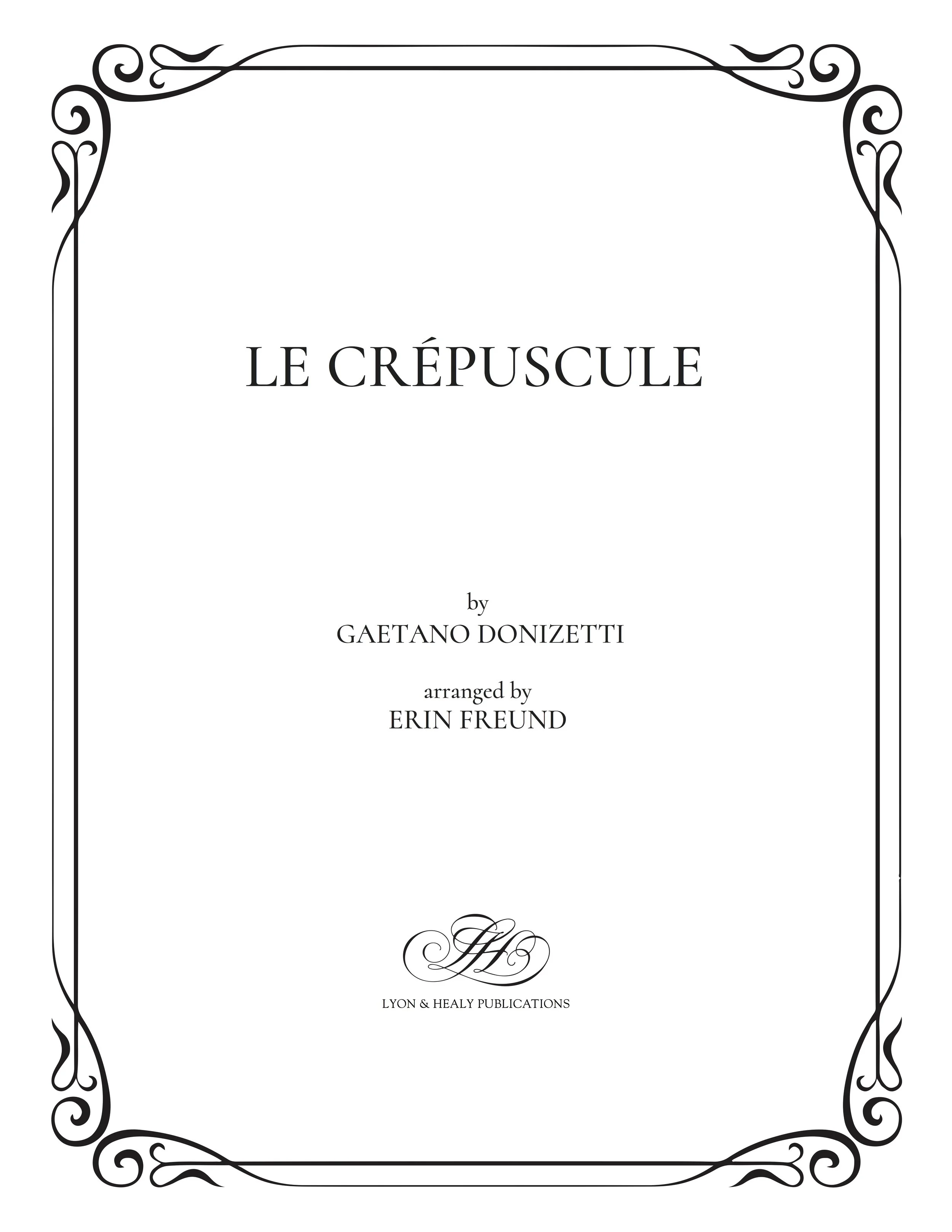 Le Crepuscle - Donizetti-Freund cover.jpg