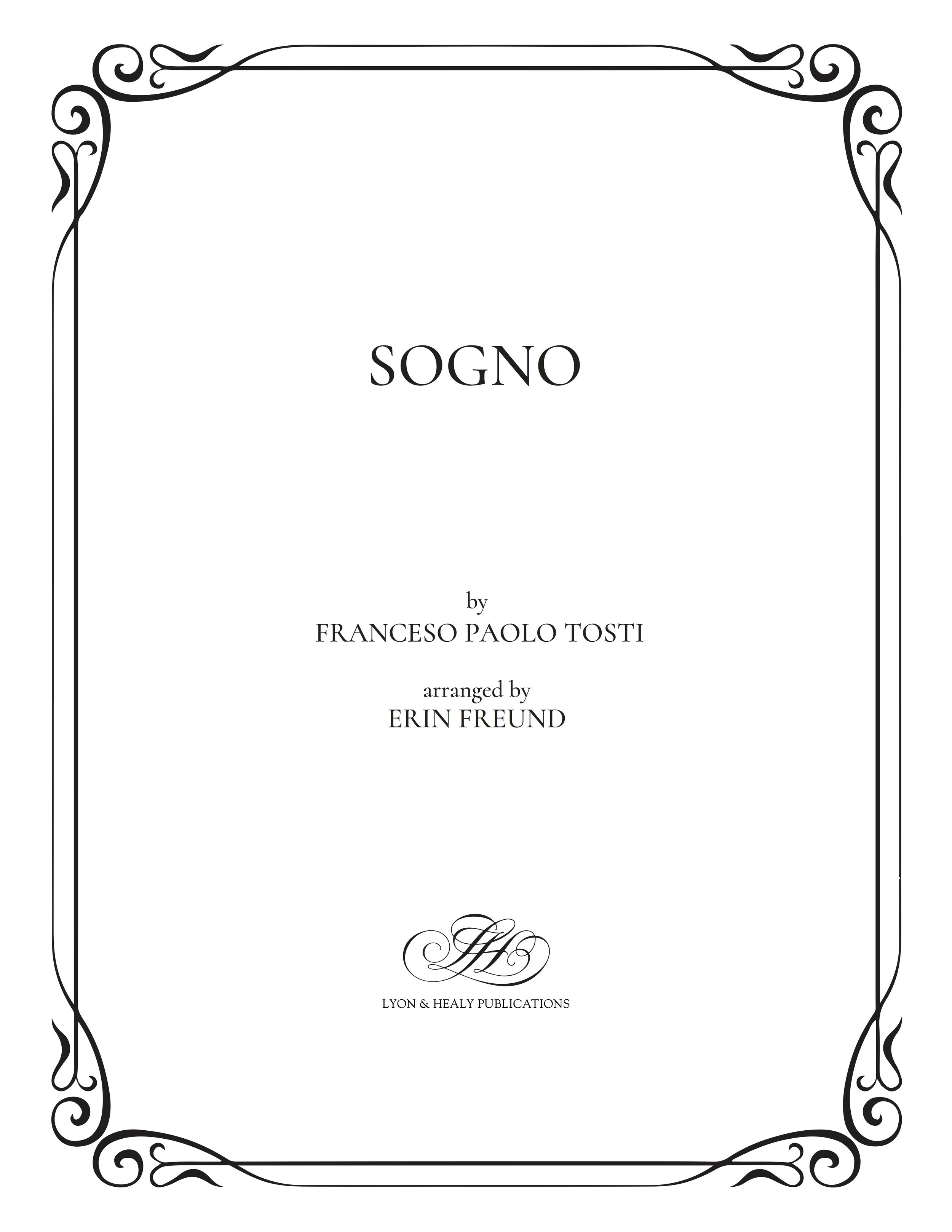 Sogno - Tosti-Freund cover.jpg