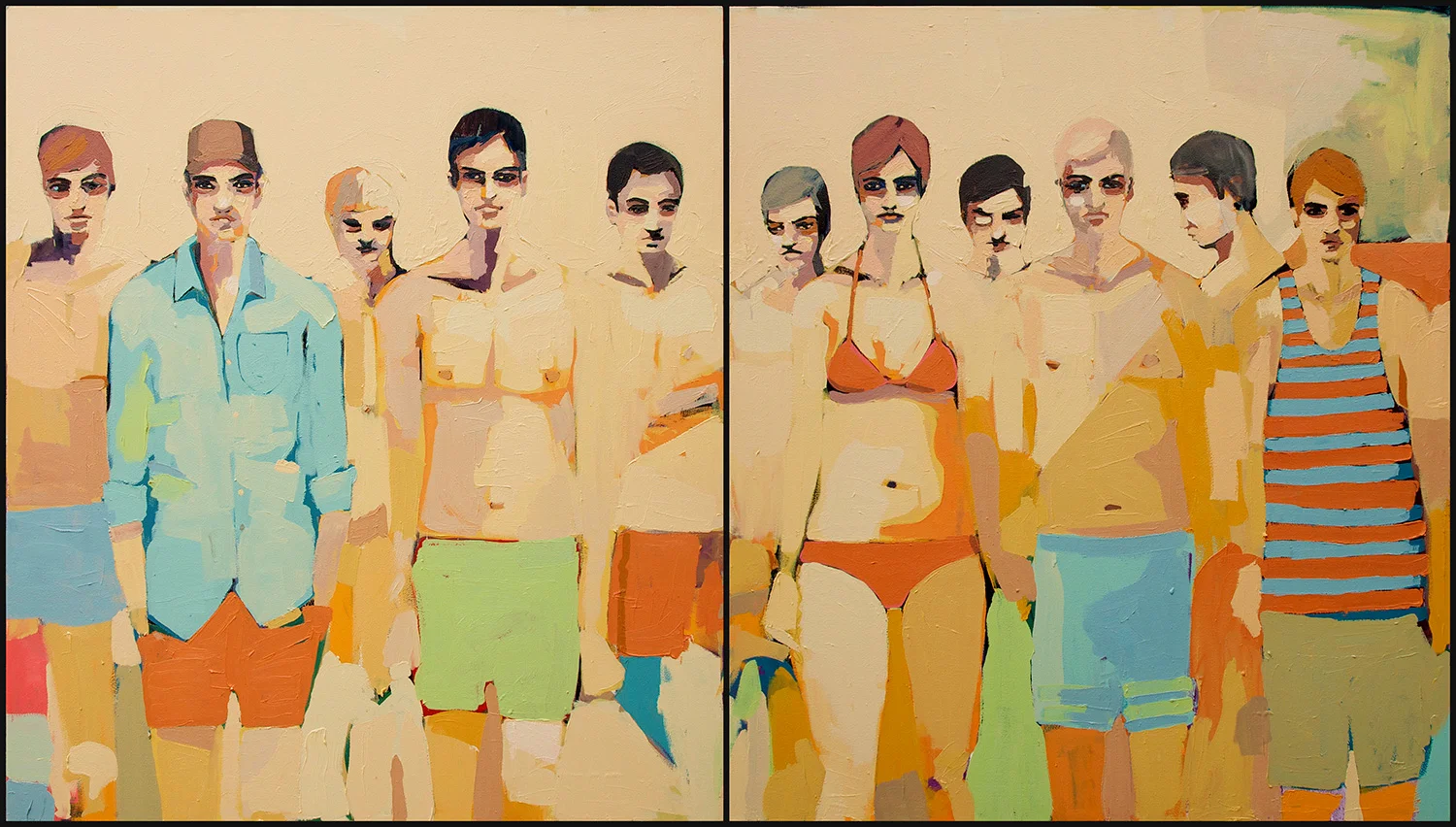Figures on a Beach