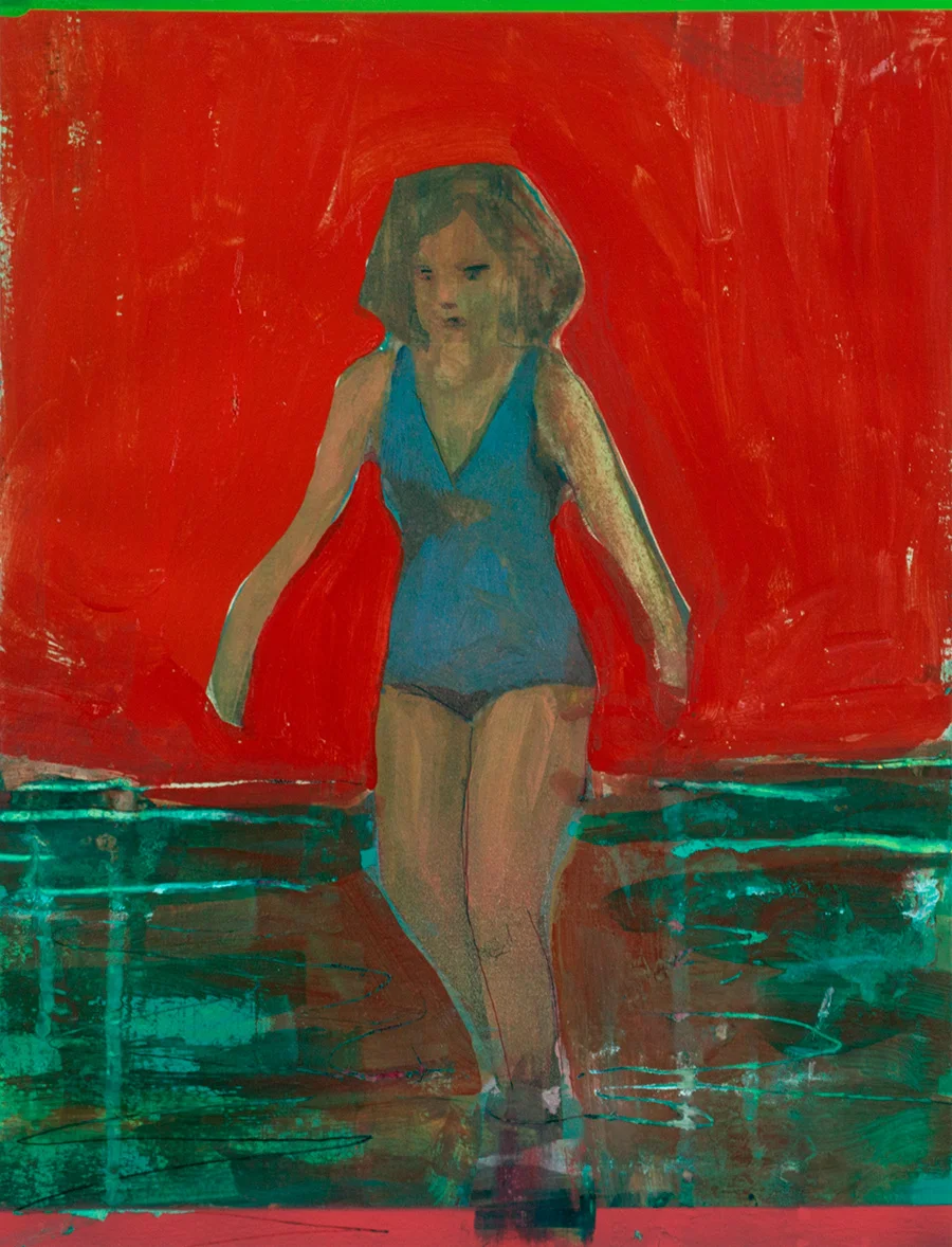 Wading Woman