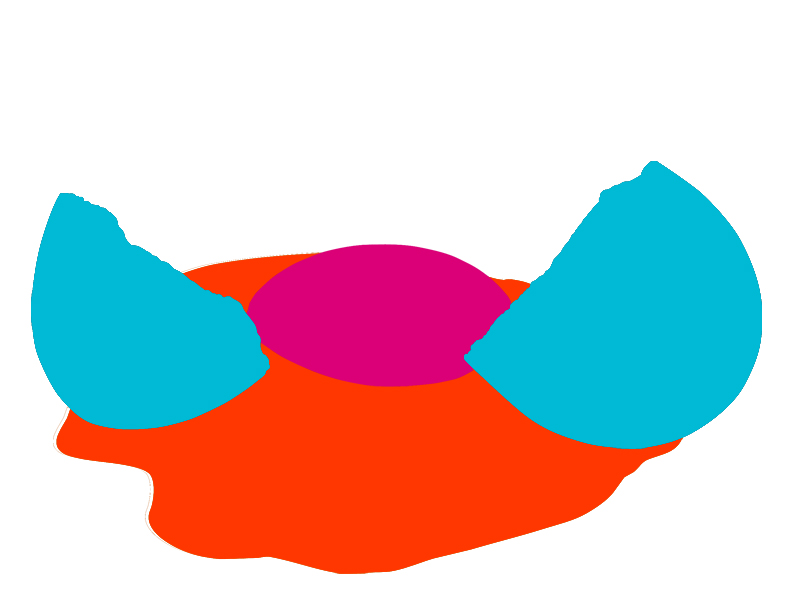   Balance (Opaque Orange, Rose, Peacock Blue),&nbsp; 2012, Silkscreen, 8½" x 11" 