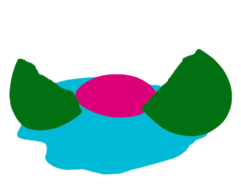   Balance (Peacock Blue, Rose, Yellow Green)  ,&nbsp; 2012, Silkscreen,&nbsp;8½" x 11" 