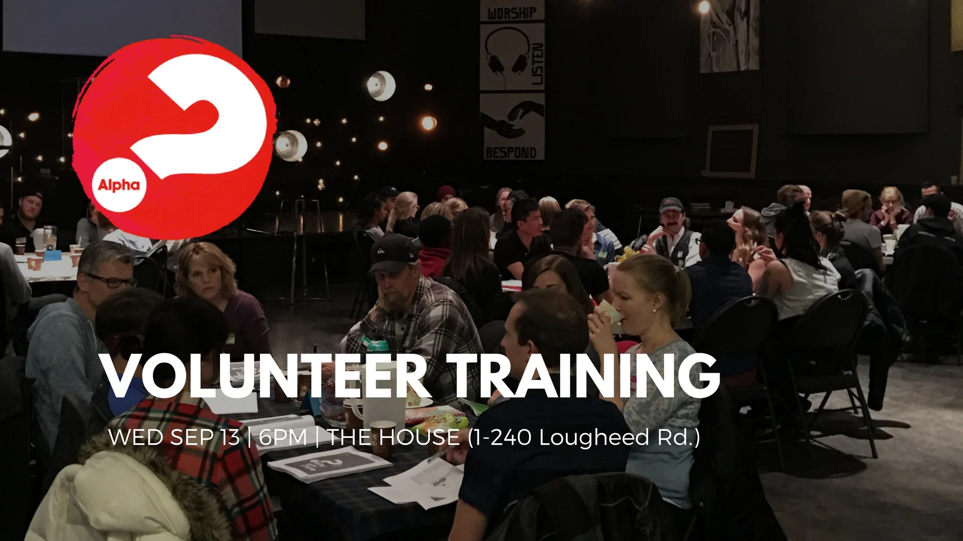 Alpha Volunteer Training