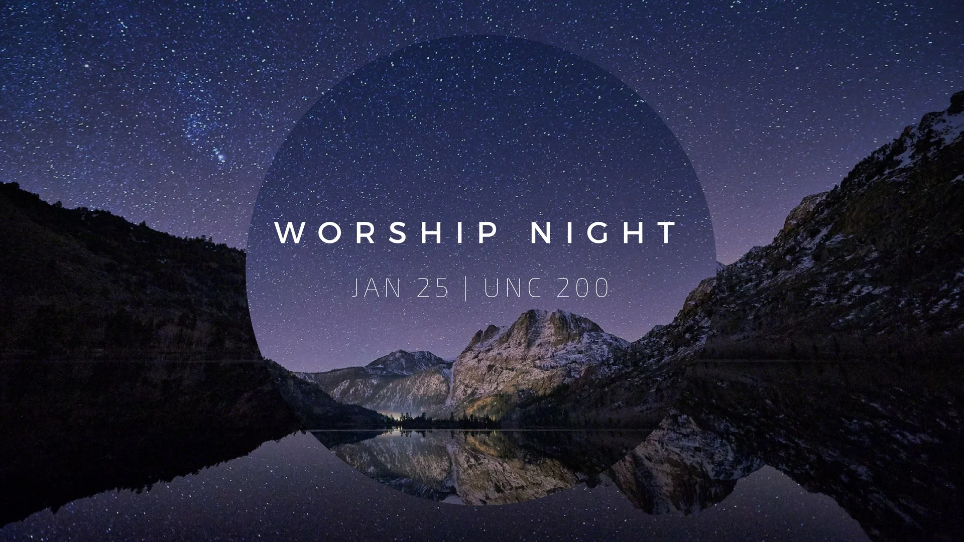 Worship Night