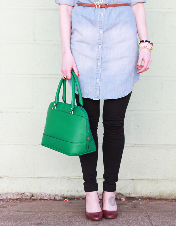 Denim + Green • Let It Be Beautiful