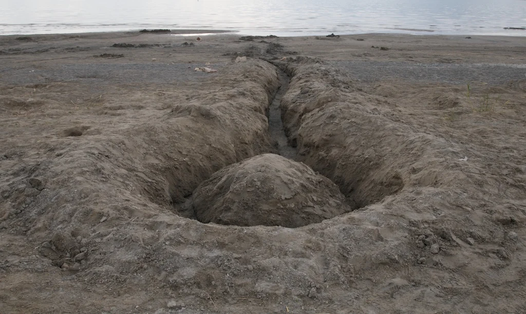 Moat and Trench, Bear Lake, Utah, 2008