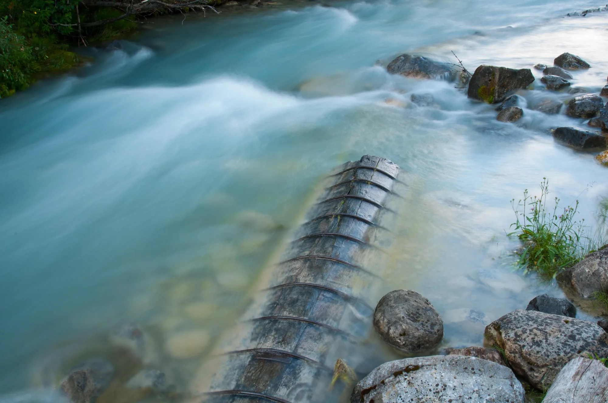 Aquaduct, Louise Creek, Lake Louise, Banff National Park, July 2015