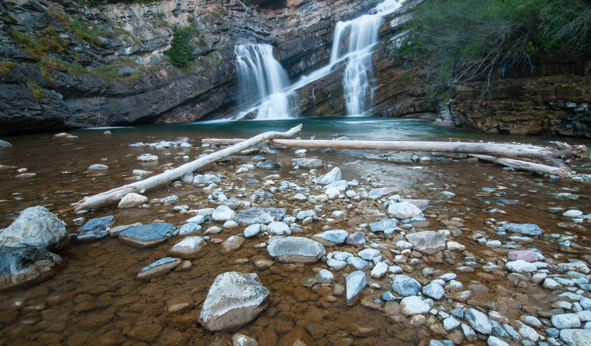 Cameron Falls, Waterton Lakes National Park, Alberta 2015