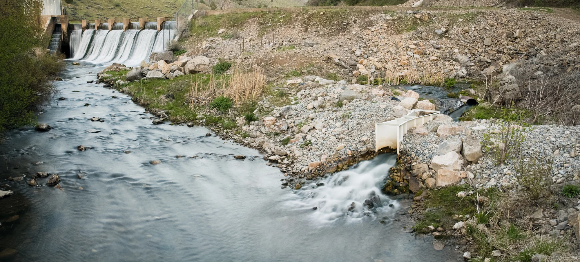 Dam, Blacksmith Fork River, Utah, 2010
