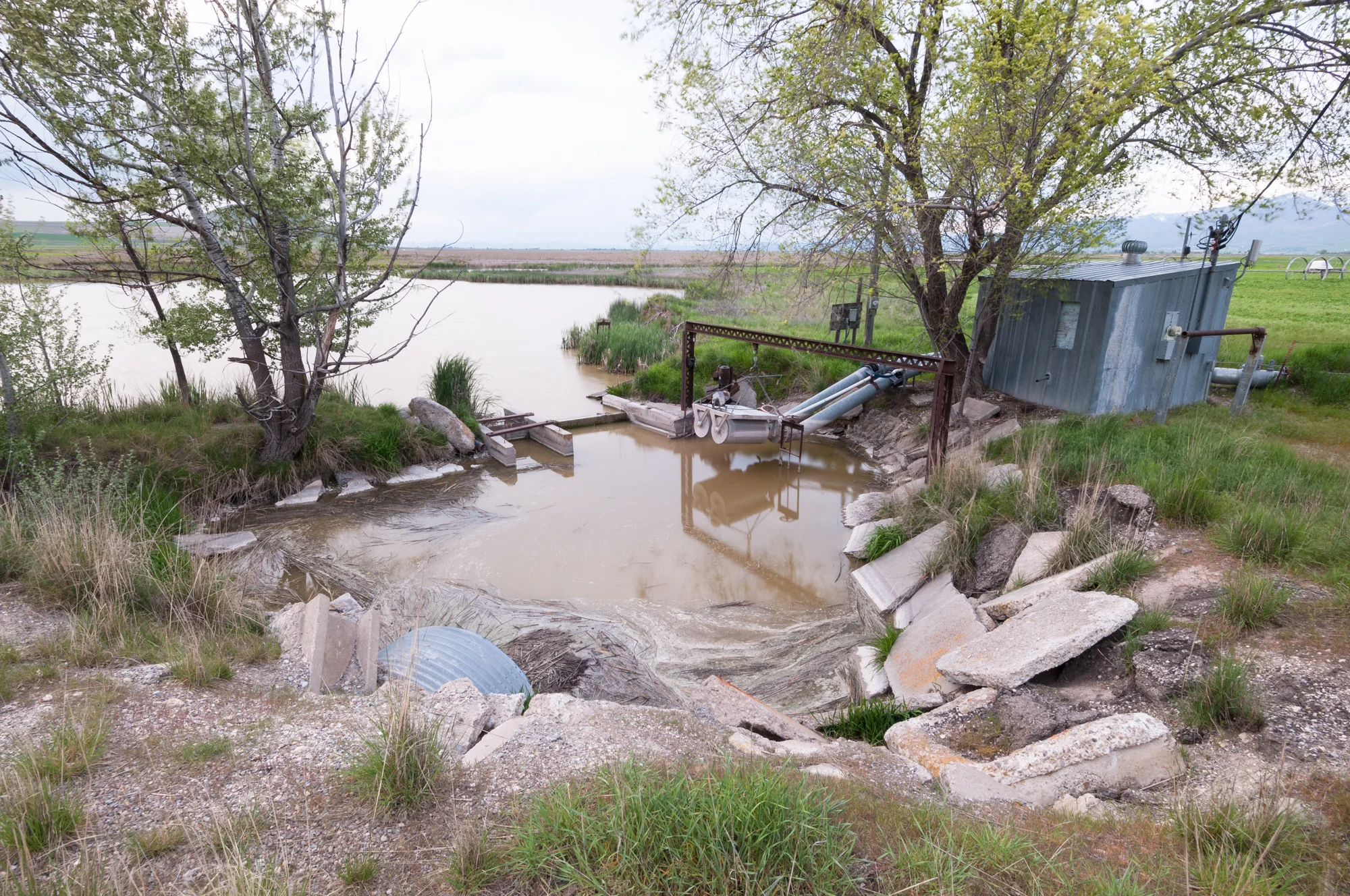 Irrigation Pump House, Clay Slough, Utah, 2016