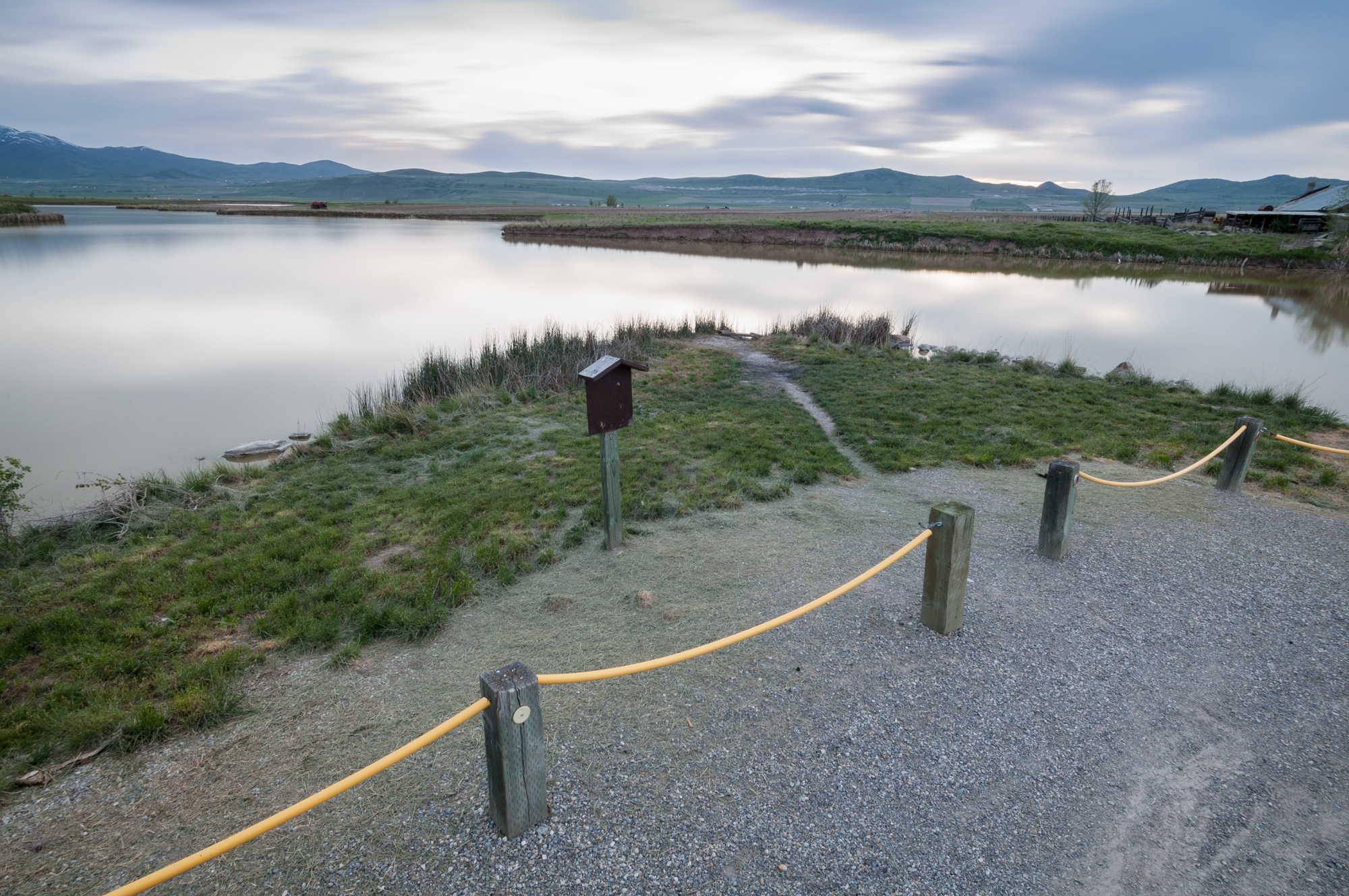 Parking Lot and Sign Post, Clay Slough, Utah, 2016