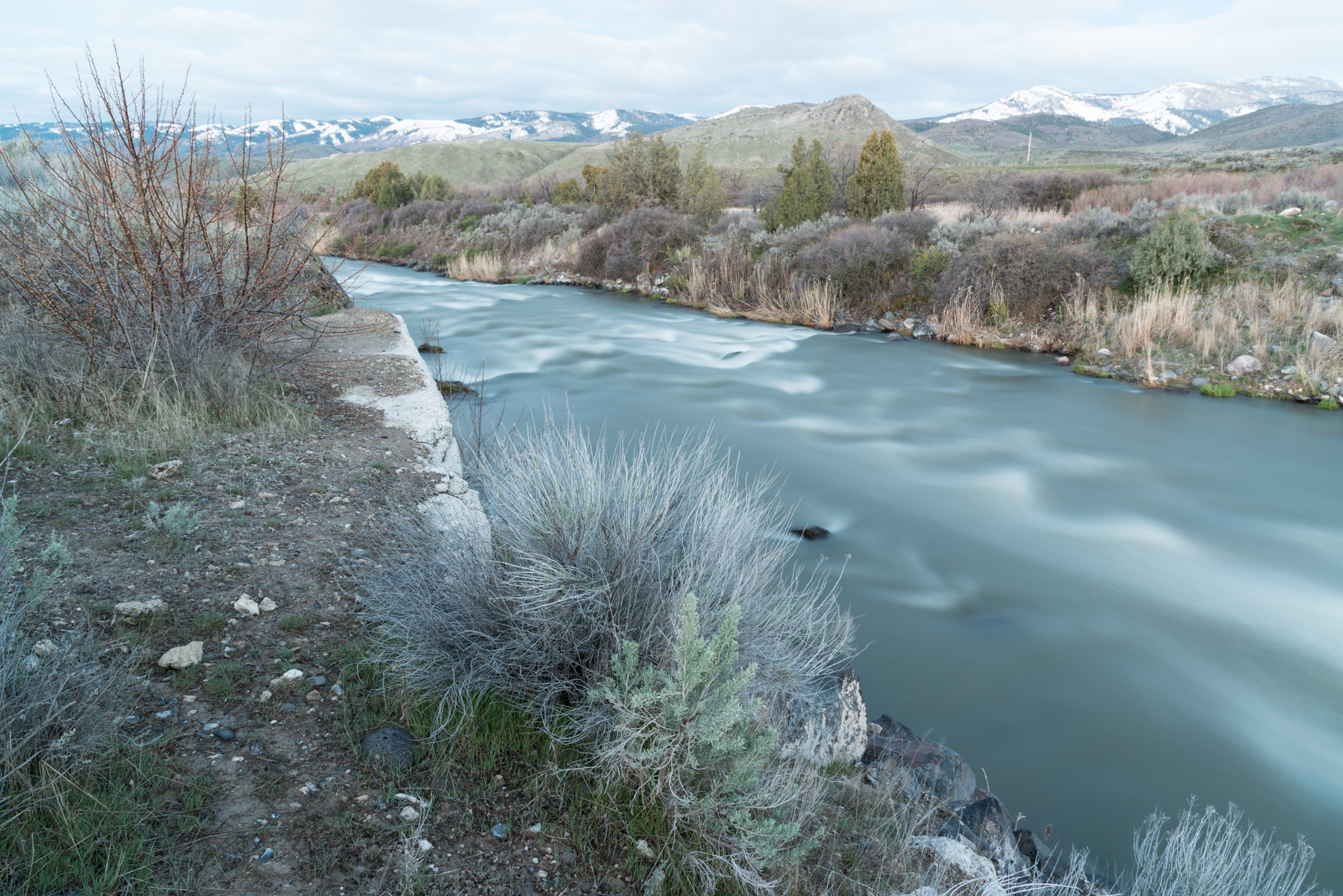 Former Cove Dam Site on the Bear River, Utah 2017
