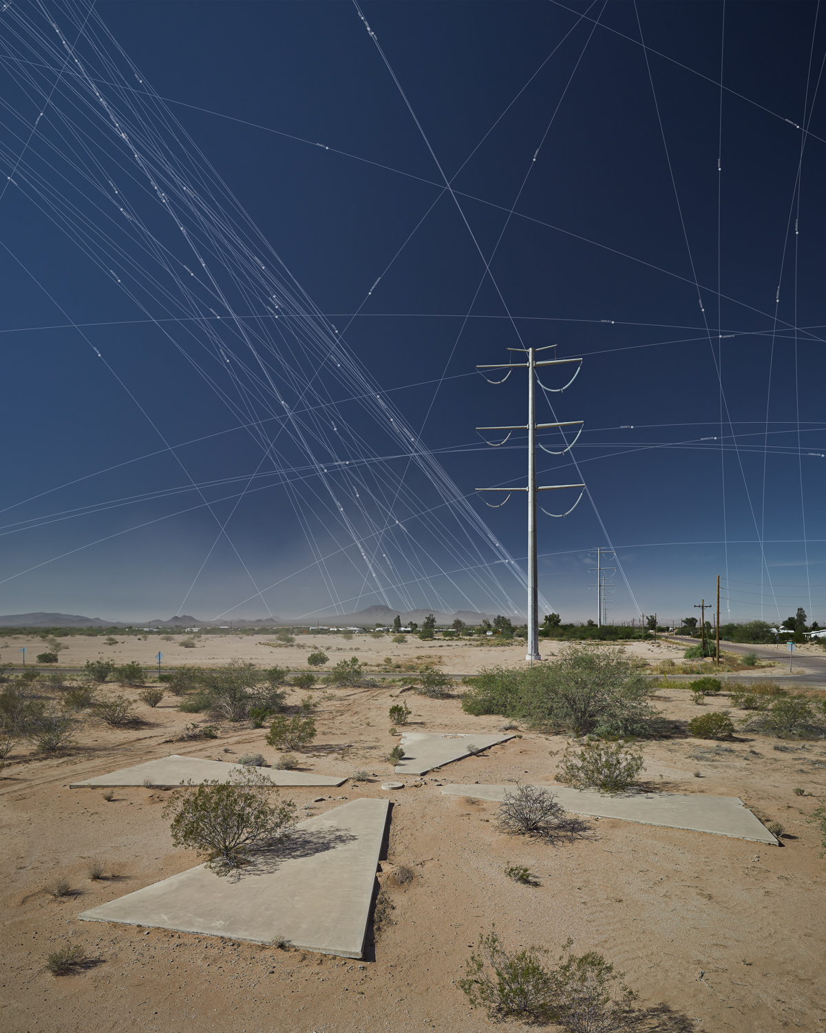Calibration Mark X47 with Satellites