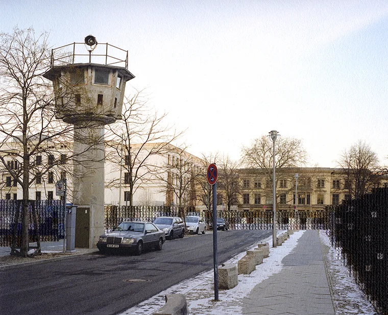 Erna-Berger Strasse, Hand Sewn Archival Ink Jet Print, 2013