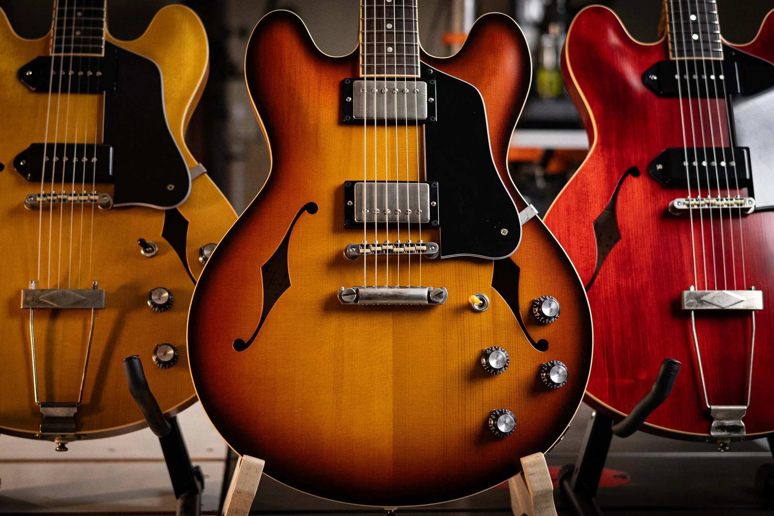 Josh Williams Guitars Cimaron Model with Composer Mark Mancina