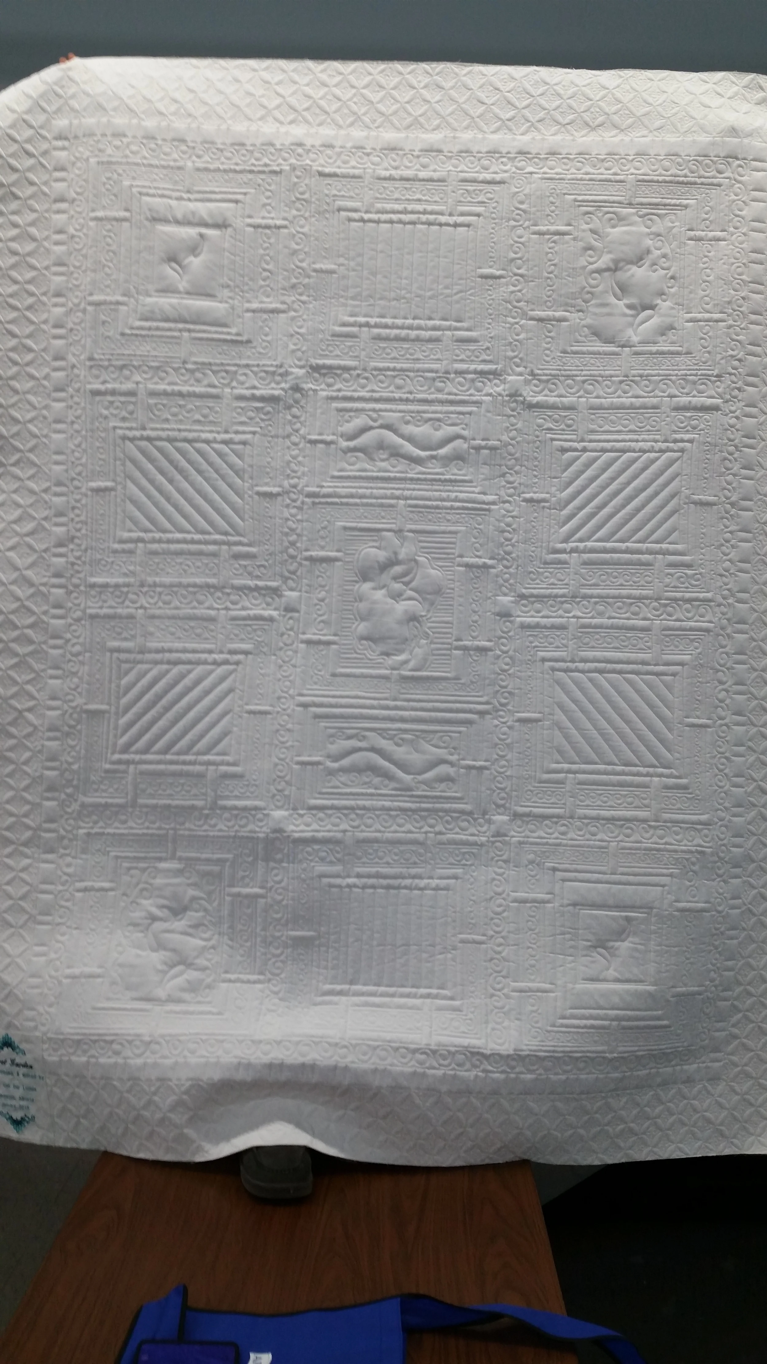 The back of Secret Garden looks like a whole cloth