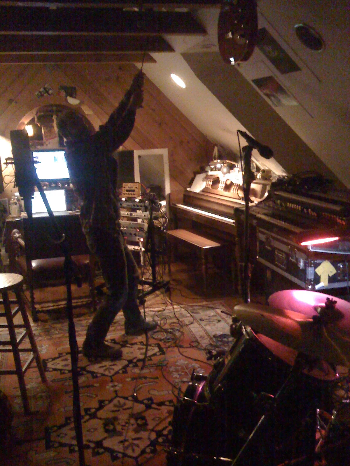 Marc, Producer of "Lake Michigan" in his studio