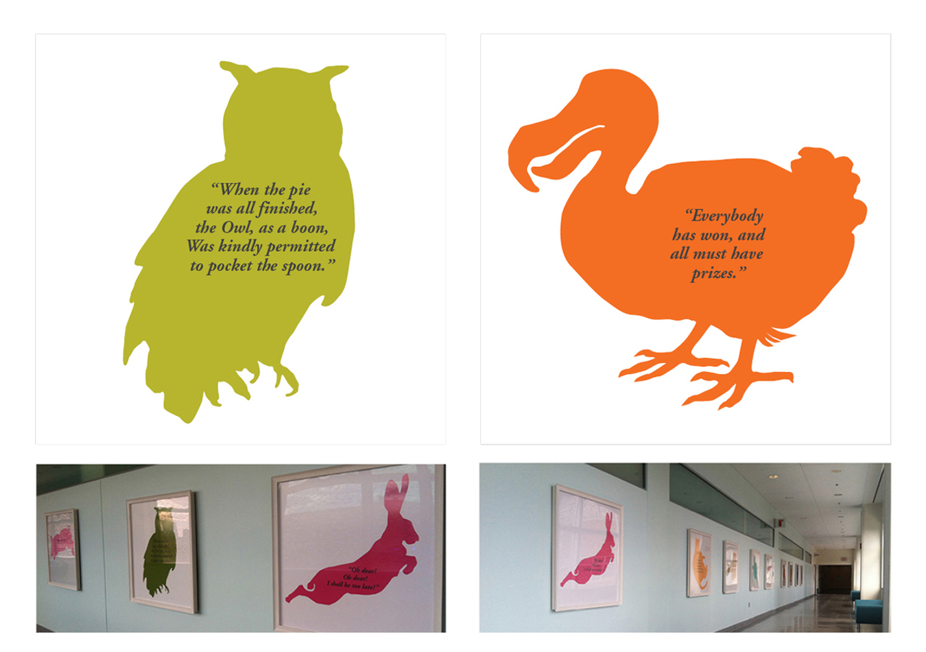  IR 145-156 (Wonderland), 2011, Vinyl on Sintra. Each panel: 36 x 36 inches.