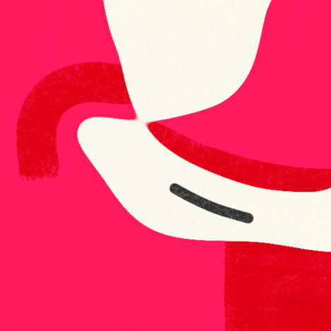 Mesmerizing GIF by Natalia Stuyk for 15Folds' augmented reality exhibition of animated gif art in London