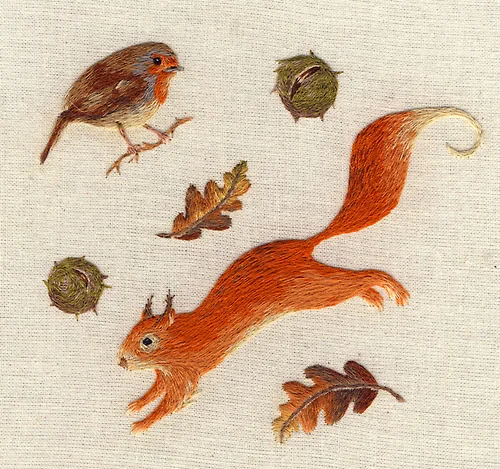 Amazing embroidery skills by Chloe Giordano