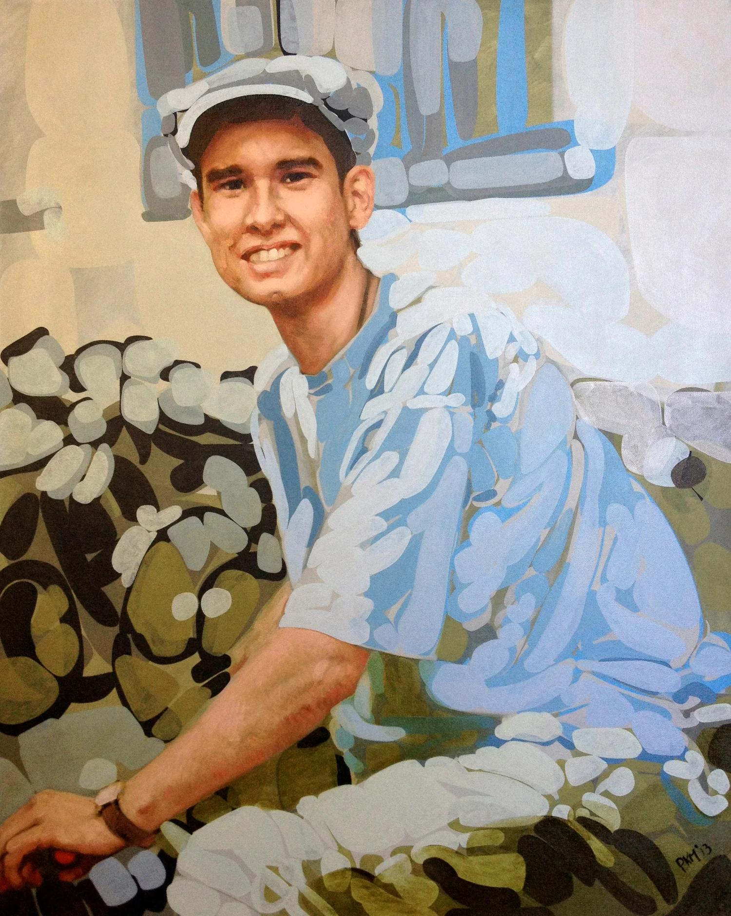 Anssi, oil on canvas, 70 x 56 cm, 2013