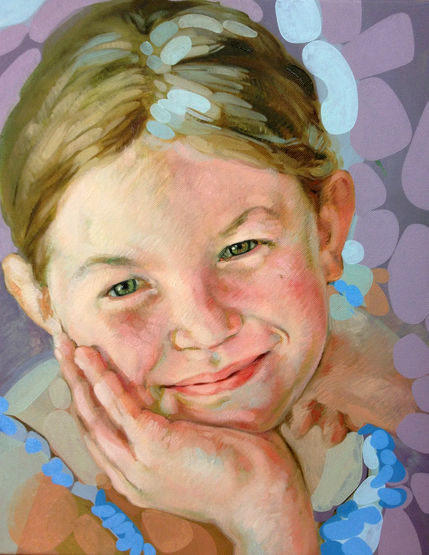 Anni, oil on board, 41 x 33cm, 2012