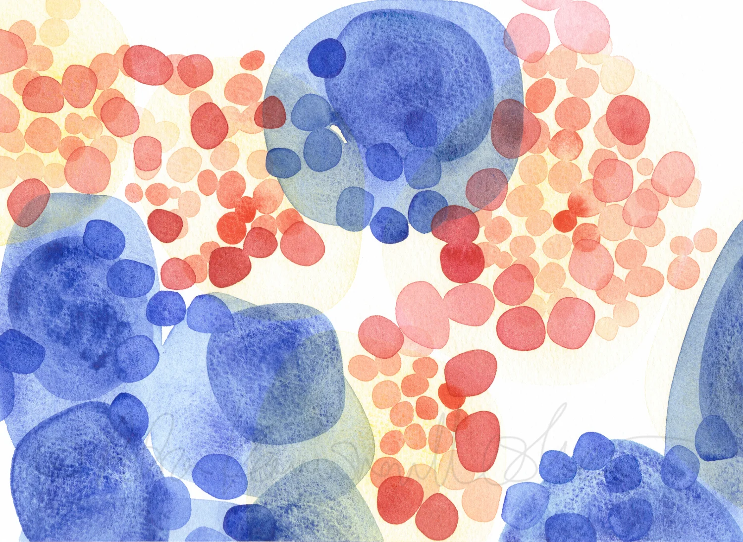 Blue and Red Circulation II