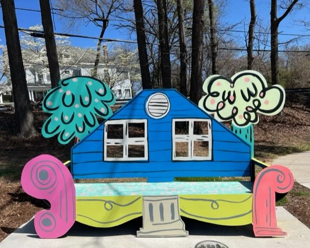 'Daydreamers at Play' located along Greensboro Greenway