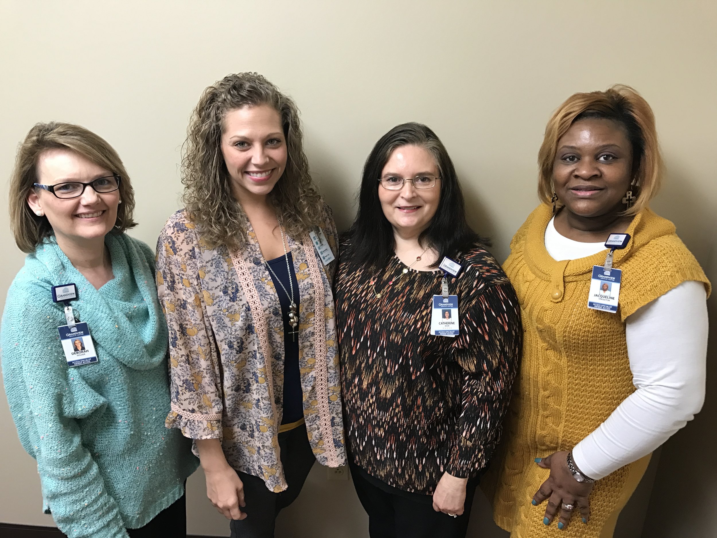 Deborah Holder, Jessica Butler, Catherine Muir, Jacqueline Singleton Grandview Medical CPAR recipients that earned their CPAR this year in Birmingham.