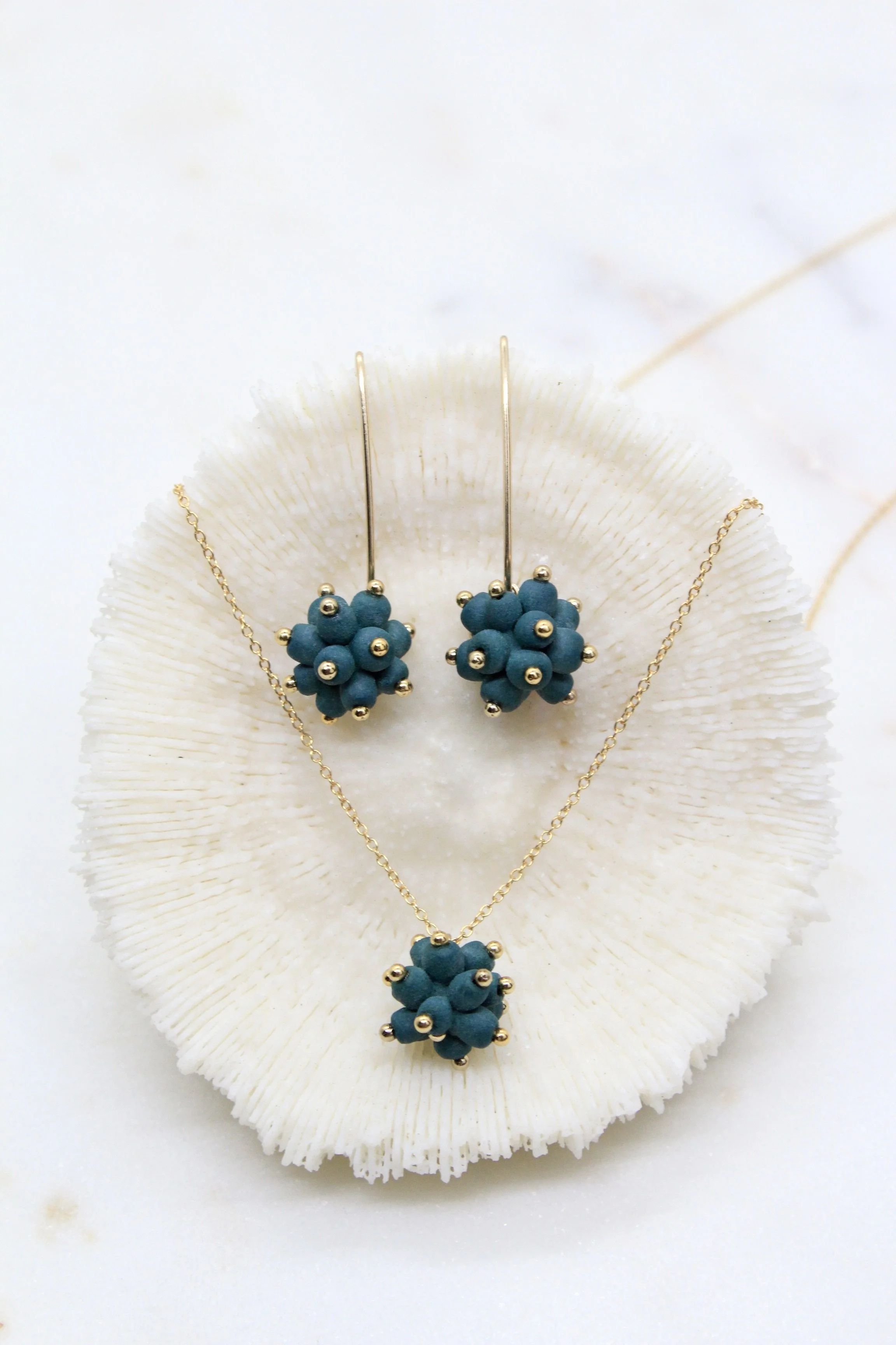 Berry Earring and Necklace_ Teal.JPG