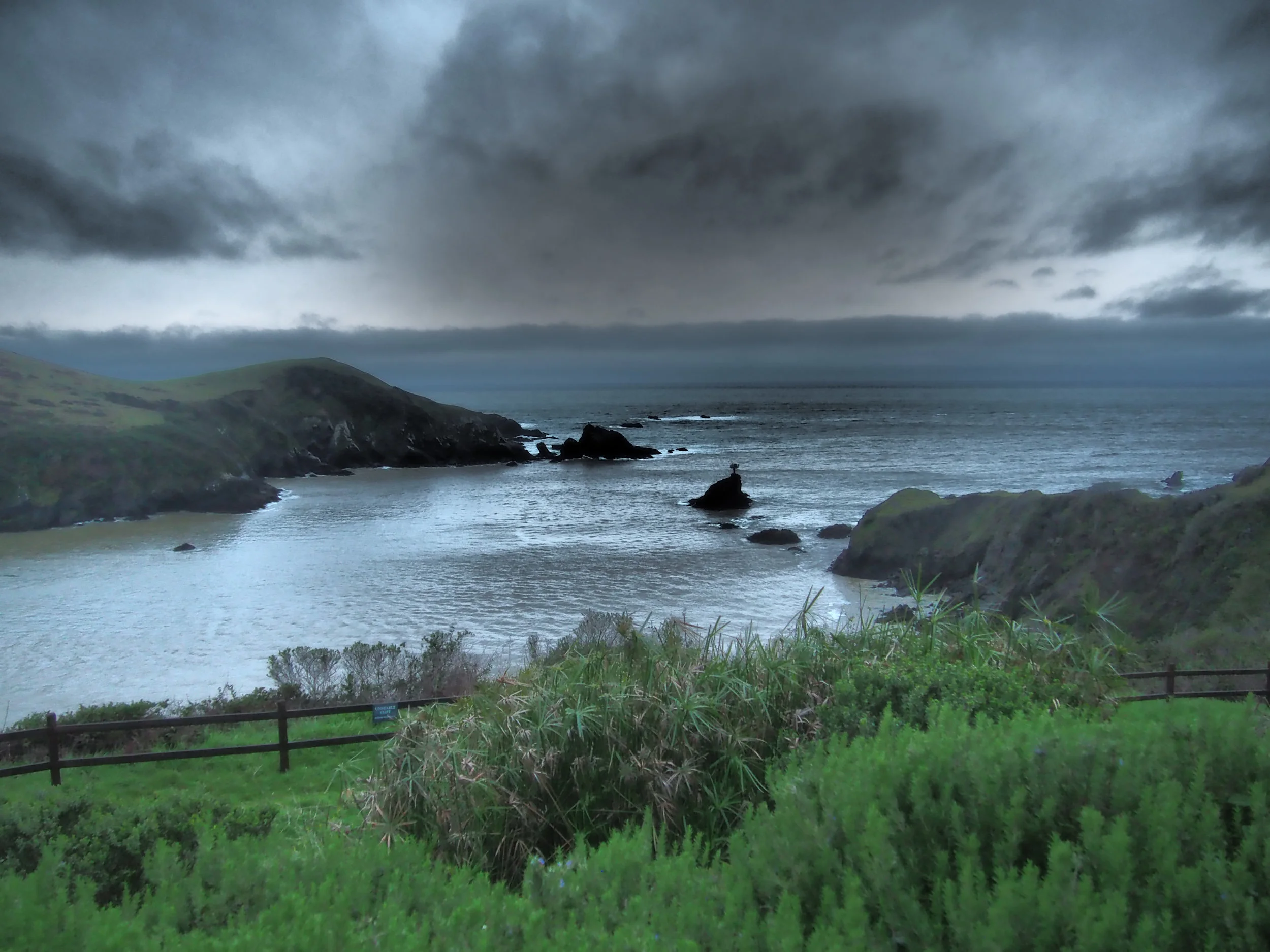 View from room 12 at the Albion River Inn. Photo credit: Sally Toister