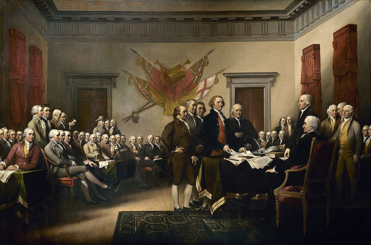 Declaration of Independence , by John Trumbull