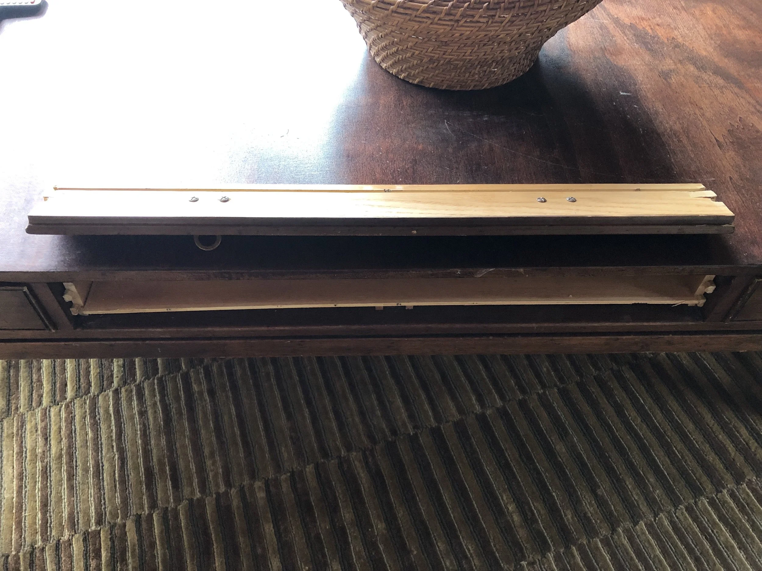 This is the third time the coffee table needed a repair.