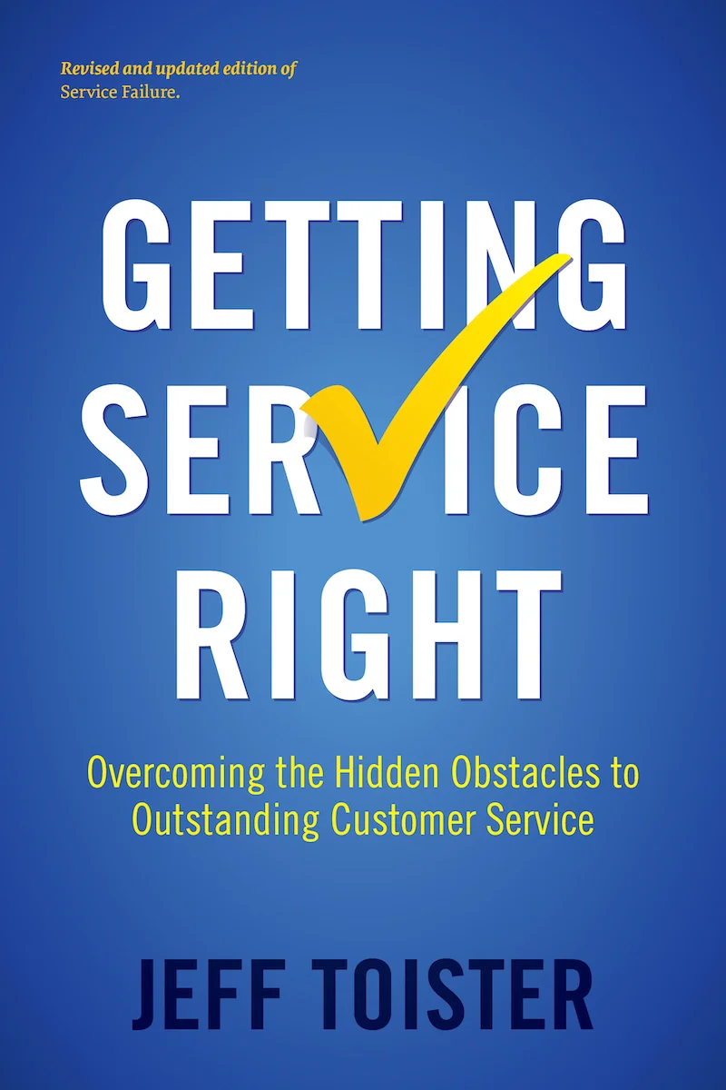Cover image of Getting Service Right book.