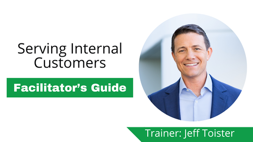 Training plan for Serving Internal Customers — Jeff Toister