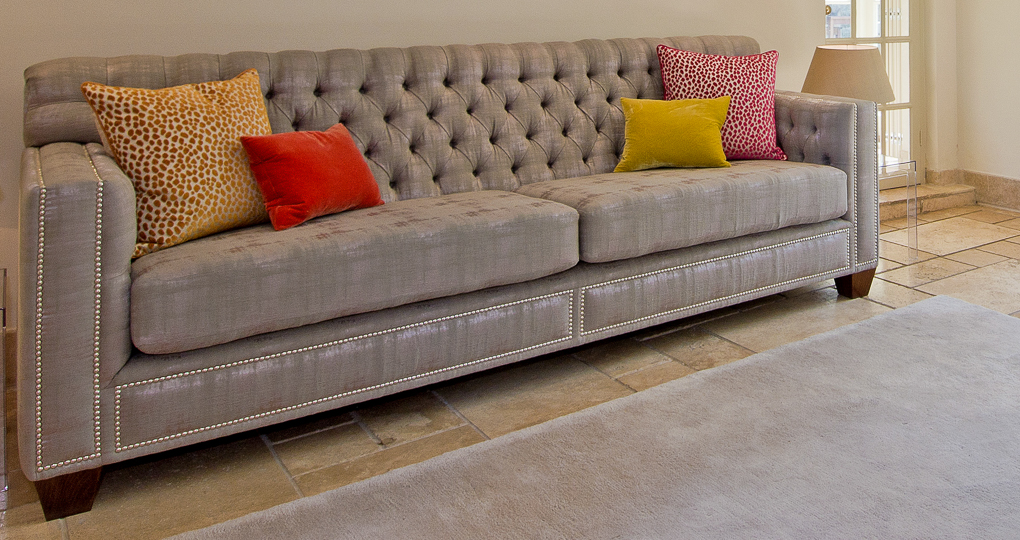 Bespoke Sofa produced for Sophie Peckett Design www.sophiepeckettdesign.com
